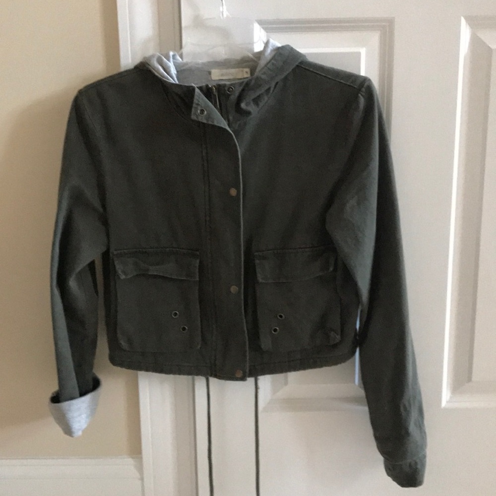Army Green Bomber Jacket